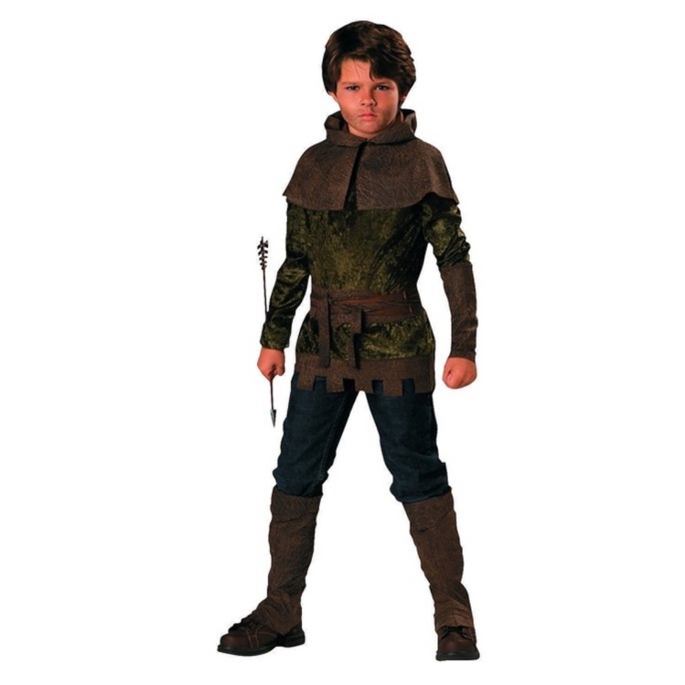 Incharacter Costumes Boys' Robi n Hood Costume - Size 8 - Green